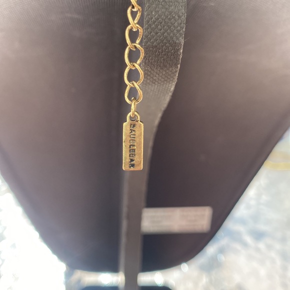 BaubleBar crystal collar statement necklace green/teal/rose red colorful bling - Picture 5 of 5